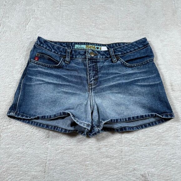 Vintage Y2K Mudd Women’s Jean Denim Shorts - Picture 1 of 8